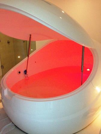 HMHF Pink float tank